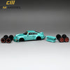 (Pre-Order) CM Model Porsche 964 Widebody Metallic Tiffany 1:64 CM64-964-11