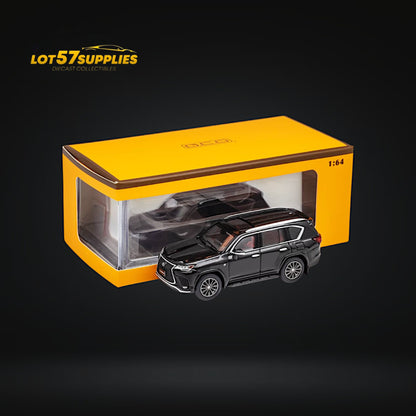 GCD Lexus LX600 Sport BLACK w/ Active Suspension 1:64