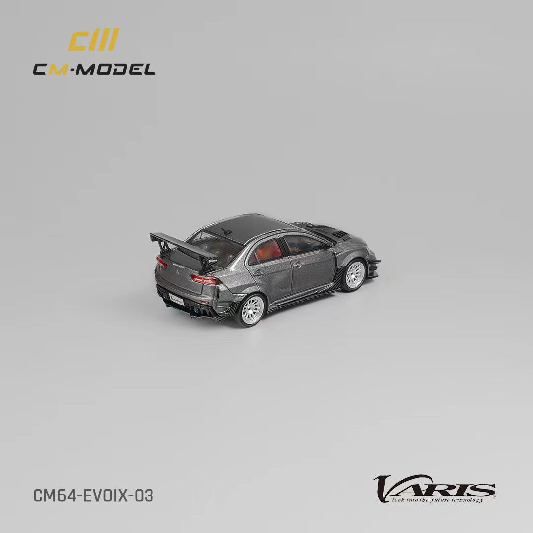 (Pre-Order) CM Model Mitsubishi Lancer Evolution X Varis Wide Body Gray 1:64 CM64-EVOX-03