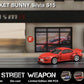 (Pre-Order) Street Weapon Nissan Silvia S15 Rocket Bunny BLUE WHITE / RED / CEMENT GREY 1:64