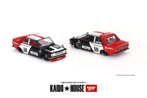 (Pre-Order) Mini GT x Kaido House Datsun KAIDO 510 Sedan Racing V1 1:64 KHMG102