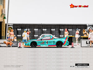 Star Model Honda NSX NA1 LBWK Green Vaillant Rabbit 1:64