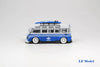 LF Model Volkswagen T1 Kombi with Surfboards Blue/White 1:64