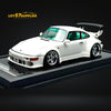 VIP Porsche RWB 964 Slantnose White Tiffany Green Interior 1:18 Scale Lim to 99 Pcs