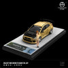 TimeMicro Subaru Impreza WRX-STI BLACK / GOLD 1:64