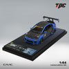 TimeMicro Honda Civic FD2 Modified Blue WideBody CARBOMARZ 1:64