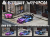 Street Weapon Porsche RWB 993 Gradient Chrome Purple 1:64 Limited to 499 Pcs