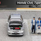 Focal Horizon Honda Civic Type-R EK9 1st Generation in Silver 1:64