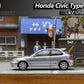 Focal Horizon Honda Civic Type-R EK9 1st Generation in Silver 1:64