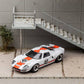 Zoom Ford GT40 MK1 White Gulf Livery #40 1:64