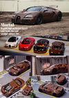 Mortal Bugatti Veyron Super Sport in Chocolate Brown With Adjustable Wing & Removable Rear Engine Cover 1:64