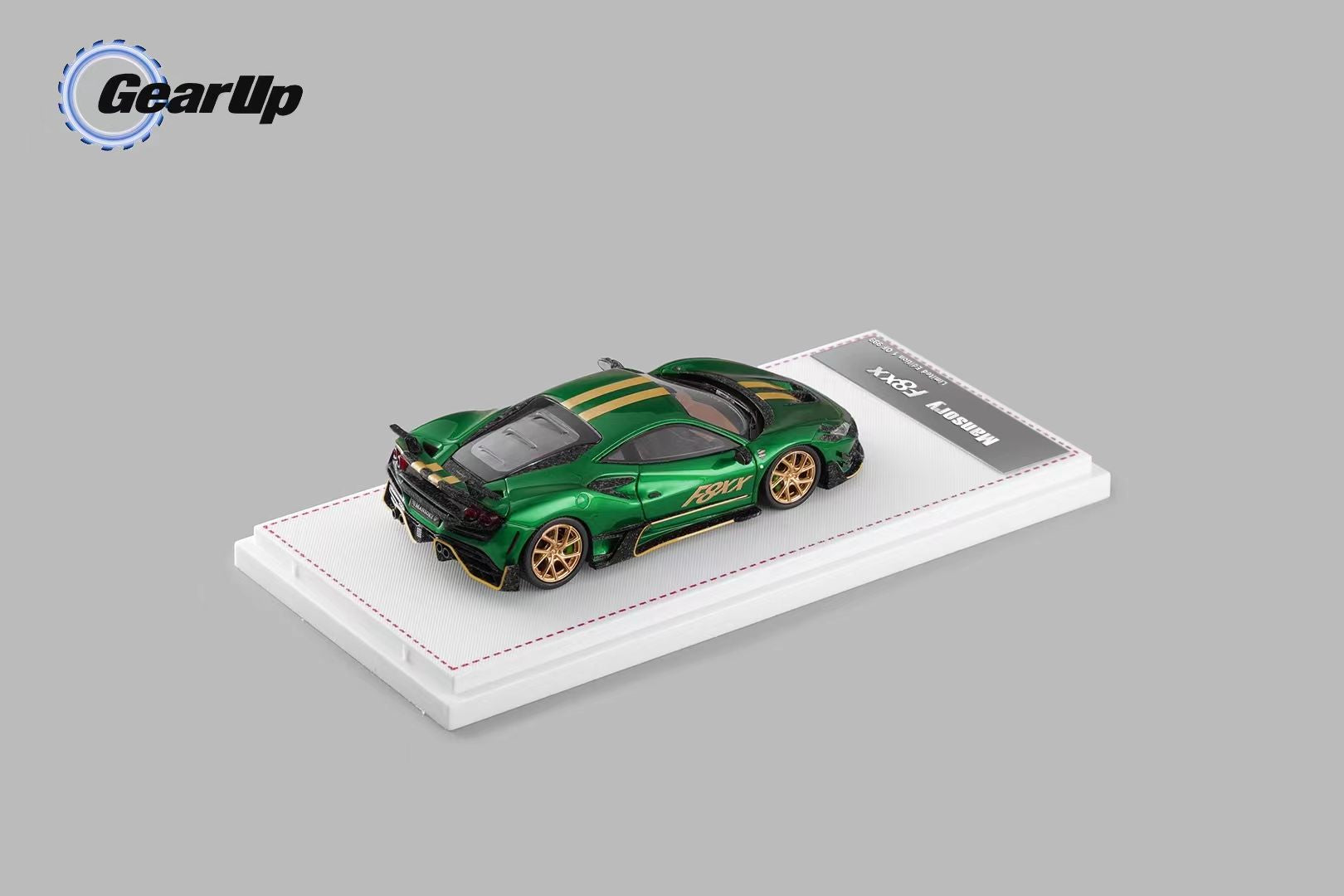 GearUp Ferrari F8 Tributo Mansory F8XX Green 1:64