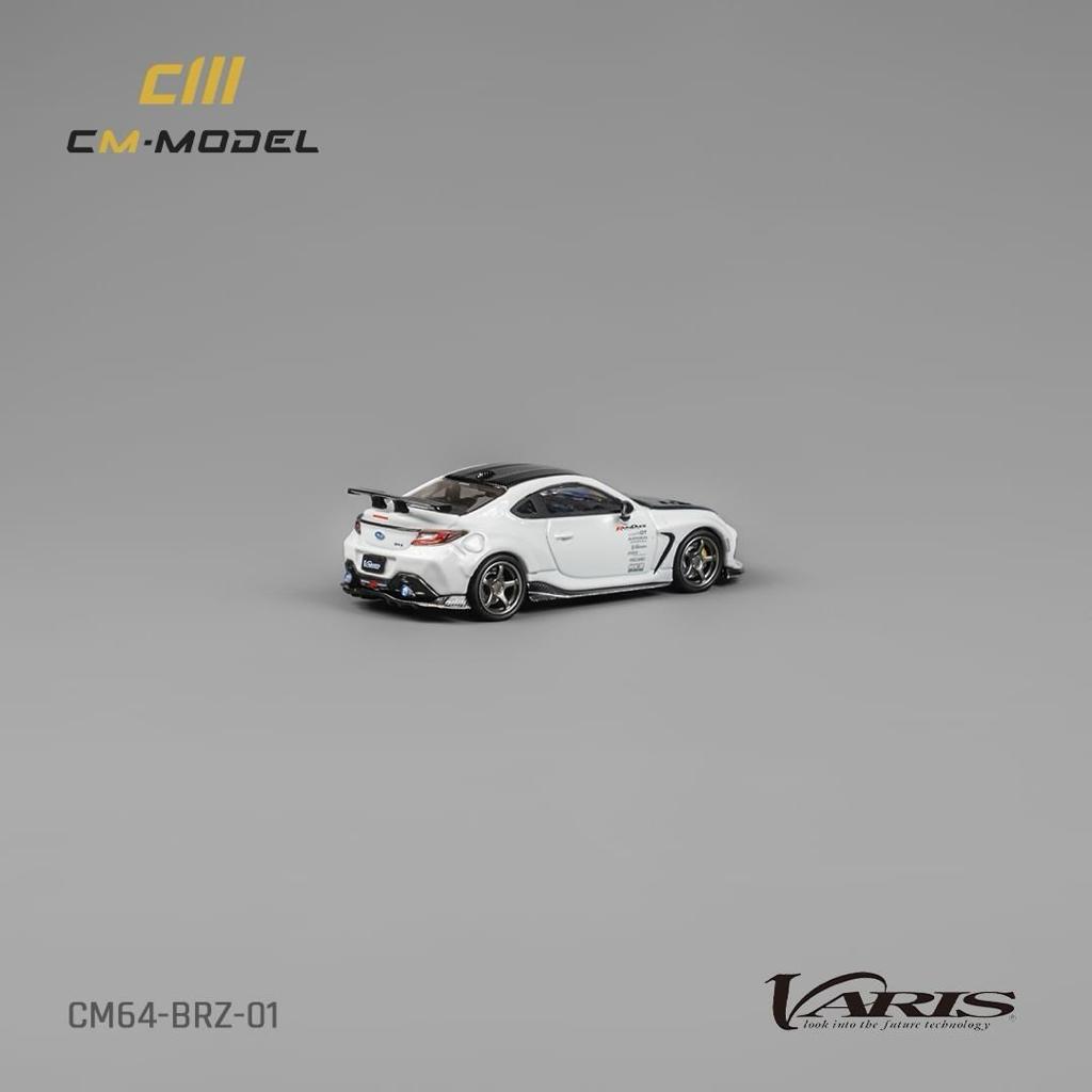 CM Model Subaru BRZ Varis BRZ ARISING-1 in White 1:64 CM64-BRZ-01