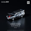 Pop Race Nissan Stagea R34 Chrome Silver PR640056 1:64