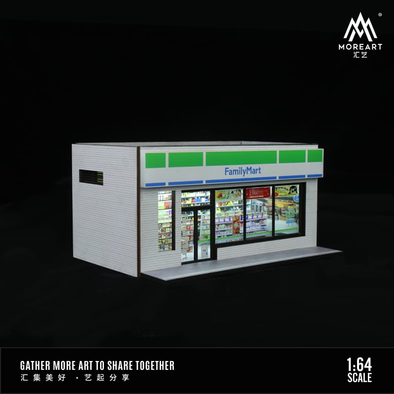 MoreArt Convenience Store "FamilyMart" Diorama 1:64 MO941101