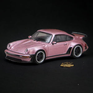 HobbyFans Porsche Singer 930 Turbo Study Ghost Player Custom Pink 1:64