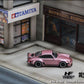 HobbyFans Porsche Singer 930 Turbo Study Ghost Player Custom Pink 1:64