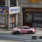 HobbyFans Porsche Singer 930 Turbo Study Ghost Player Custom Pink 1:64