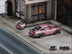 HobbyFans Porsche Singer 930 Turbo Study Ghost Player Custom Pink 1:64