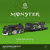 TimeMicro Volkswagen RWB T1 Bus / Subaru WRX STI / Trailer SET Monster Livery 1:64 TM642921-S
