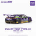 Pop Race Honda NSX GT3 Purple EVA RT TEST Type-01 PR640034 1:64