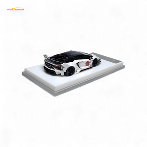 ScaleMini Lamborghini Aventador GT EVO LBWK LB-Silhouette Works in White Limited to 499 Pcs 1:64 Resin