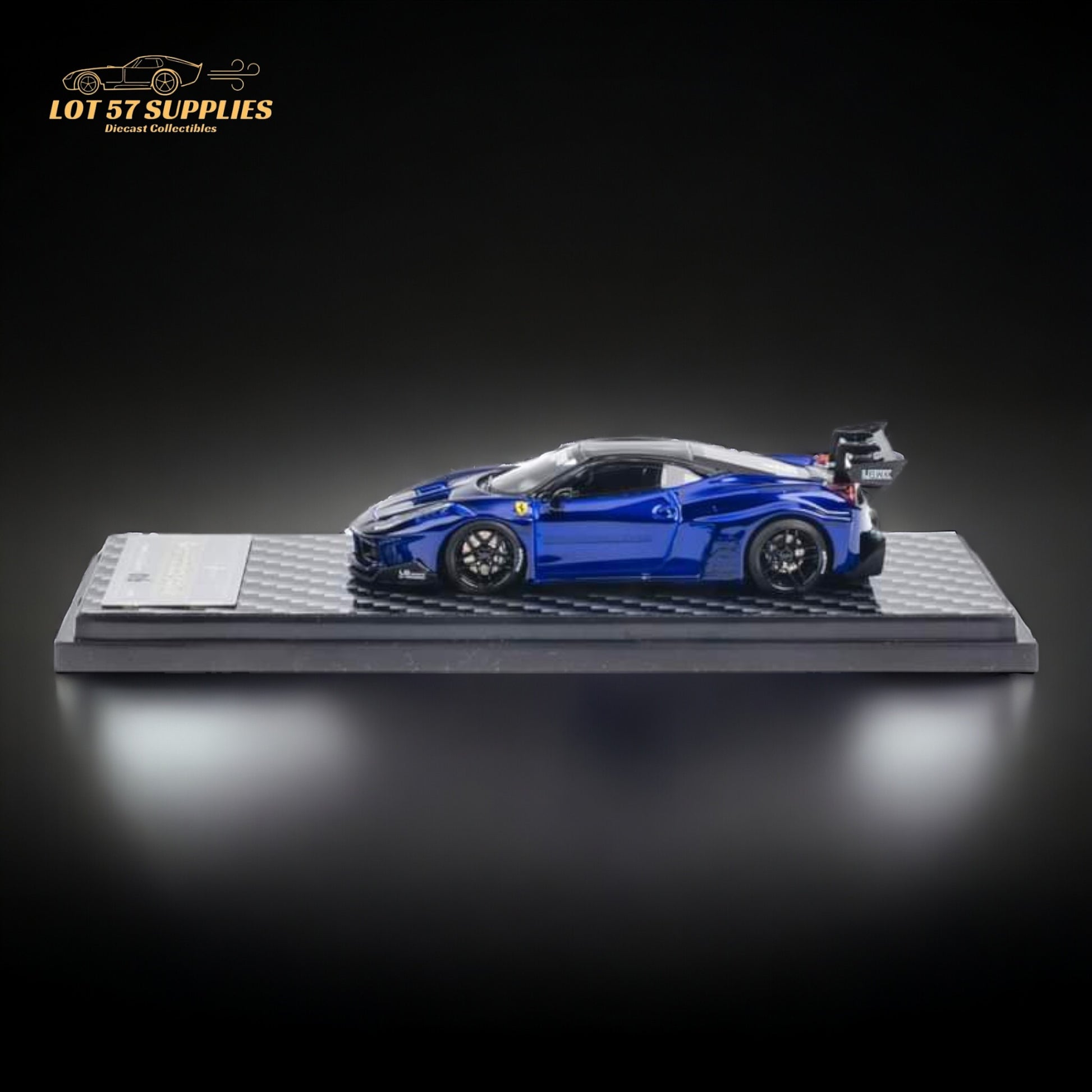 QIDIAN 458 LBWK GT Resin Model Limited to 199 Pcs Metallic Blue 1:64