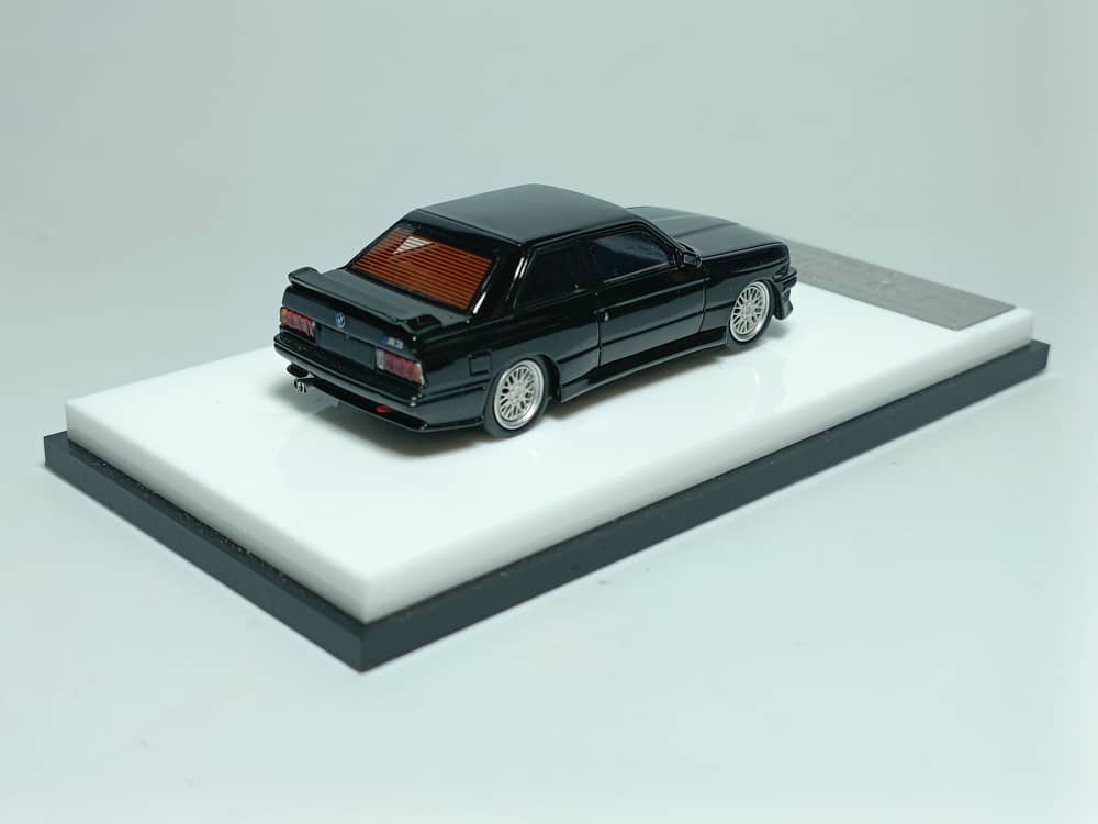 ScaleMini BMW M3 E30 Gloss Black Limited to 499 Pcs 1:64 Resin