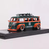 LF Model Volkswagen T1 Kombi WideBody with Surfboard in Jagermeister #12 Livery 1:64