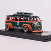 LF Model Volkswagen T1 Kombi WideBody with Surfboard in Jagermeister #12 Livery 1:64