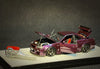 PGM X ONE MODEL Nissan Skyline R34 Z-TUNE Midnight Purple Fully Openable With Engine Included Standard Base 1:64 PGM-641003