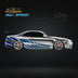 Fast Speed Nissan Skyline GT-R R34 Z-Tune HighWing Edition & TE37 Rims FNS Livery Silver / Blue 1:64