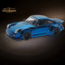 MC Porsche RWB 930 Blue Chrome Version Ducktail Diecast 1:64