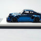 MC Porsche RWB 930 Blue Chrome Version Ducktail Diecast 1:64