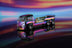 Liberty64 Volkswagen Truck Trailer Distorted Chrome Purple 1:64