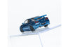  Inno64 X CLDC Nissan Skyline R34 In Full Chrome Blue Carbon - English Magazine Version 1:64 (MAGAZINE INCLUDED)