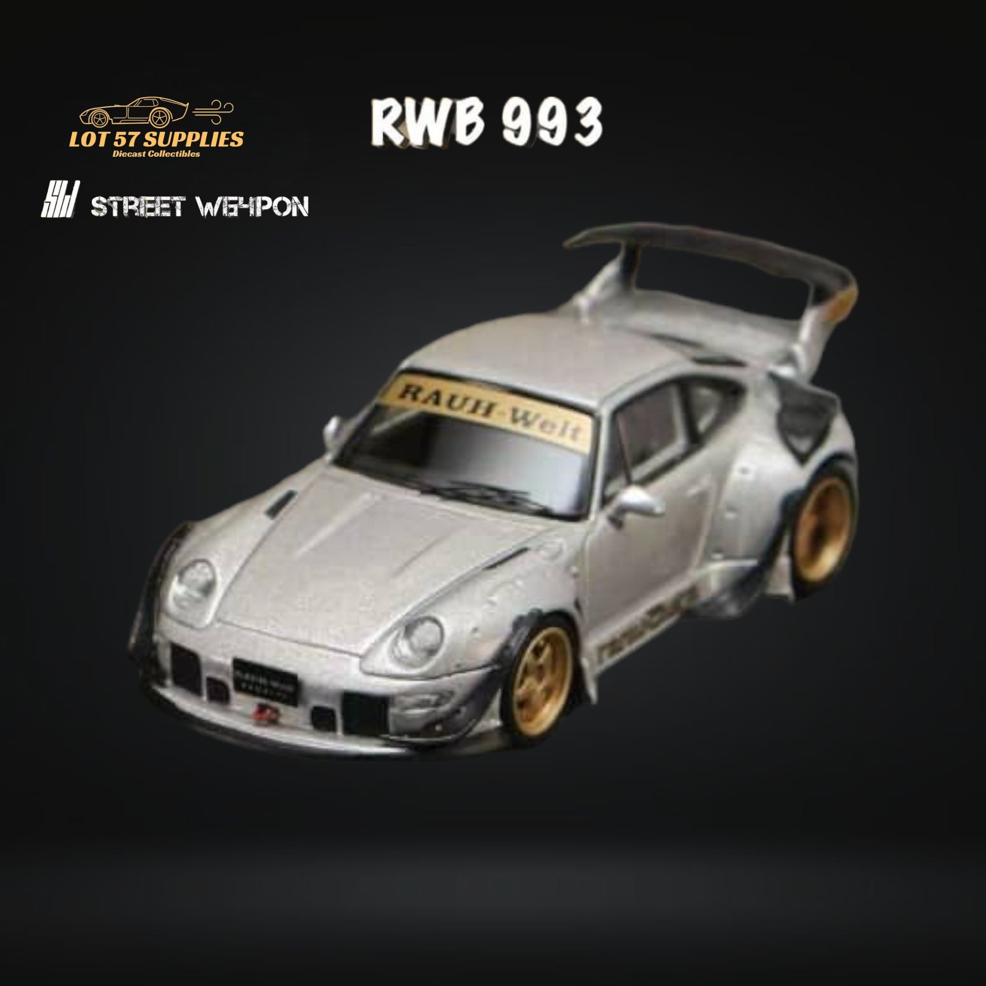 STREET WEAPON ポルシェ　RWB 993 1/64 ミニカー Amazon | 1/64 Street Weapon ポルシェ RWB 993 パープル [並行