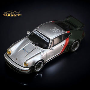 Rhino Model X Ghost Player Singer Turbo Study 930 Cyberpunk Silver Livery 1:64