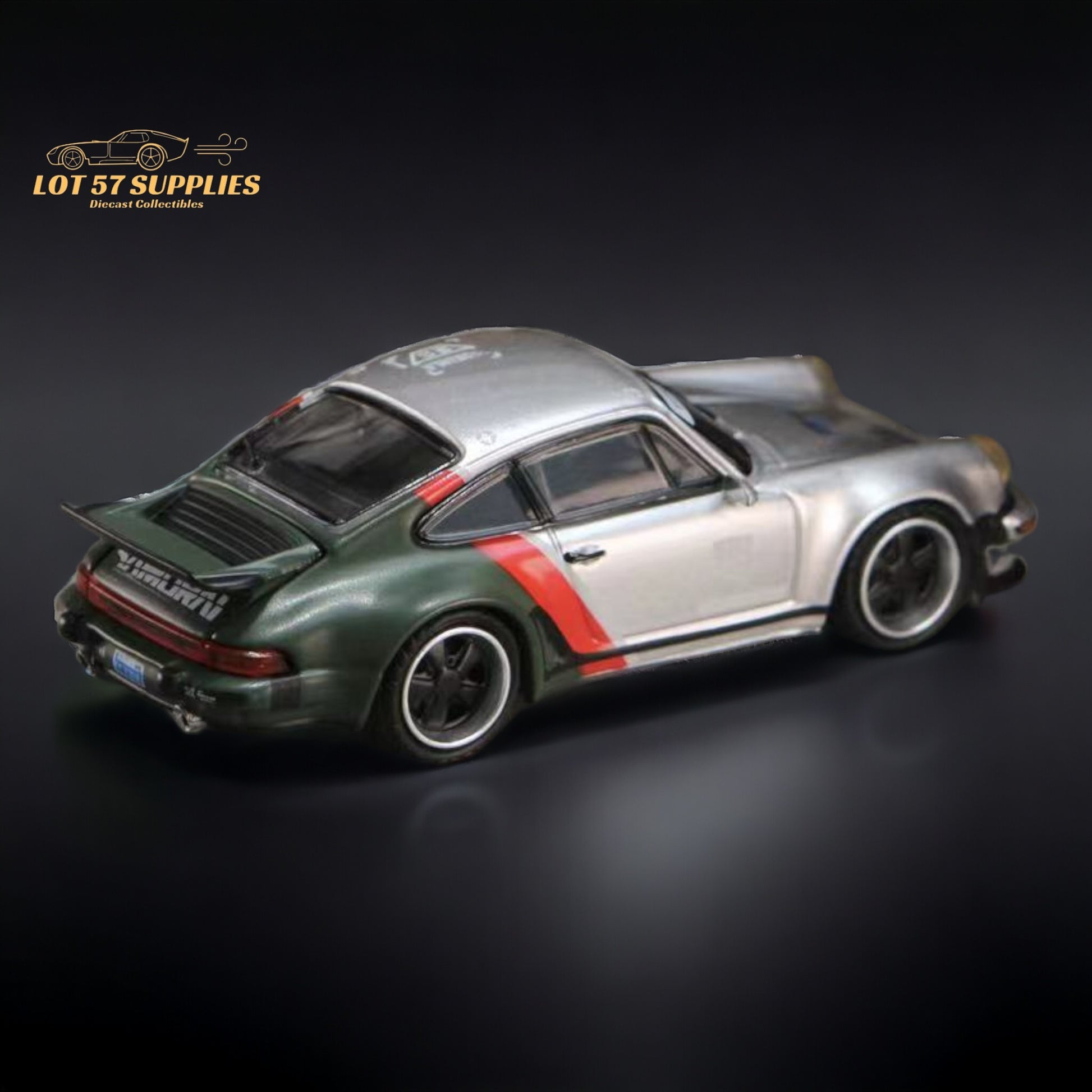 Rhino Model X Ghost Player Singer Turbo Study 930 Cyberpunk Silver Livery 1:64