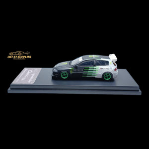 MC Honda Civic EG6 Monster Livery Diecast 1:64