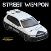 Street Weapon Honda Civic EG6 OSAKA JDM Police livery Car 1:64