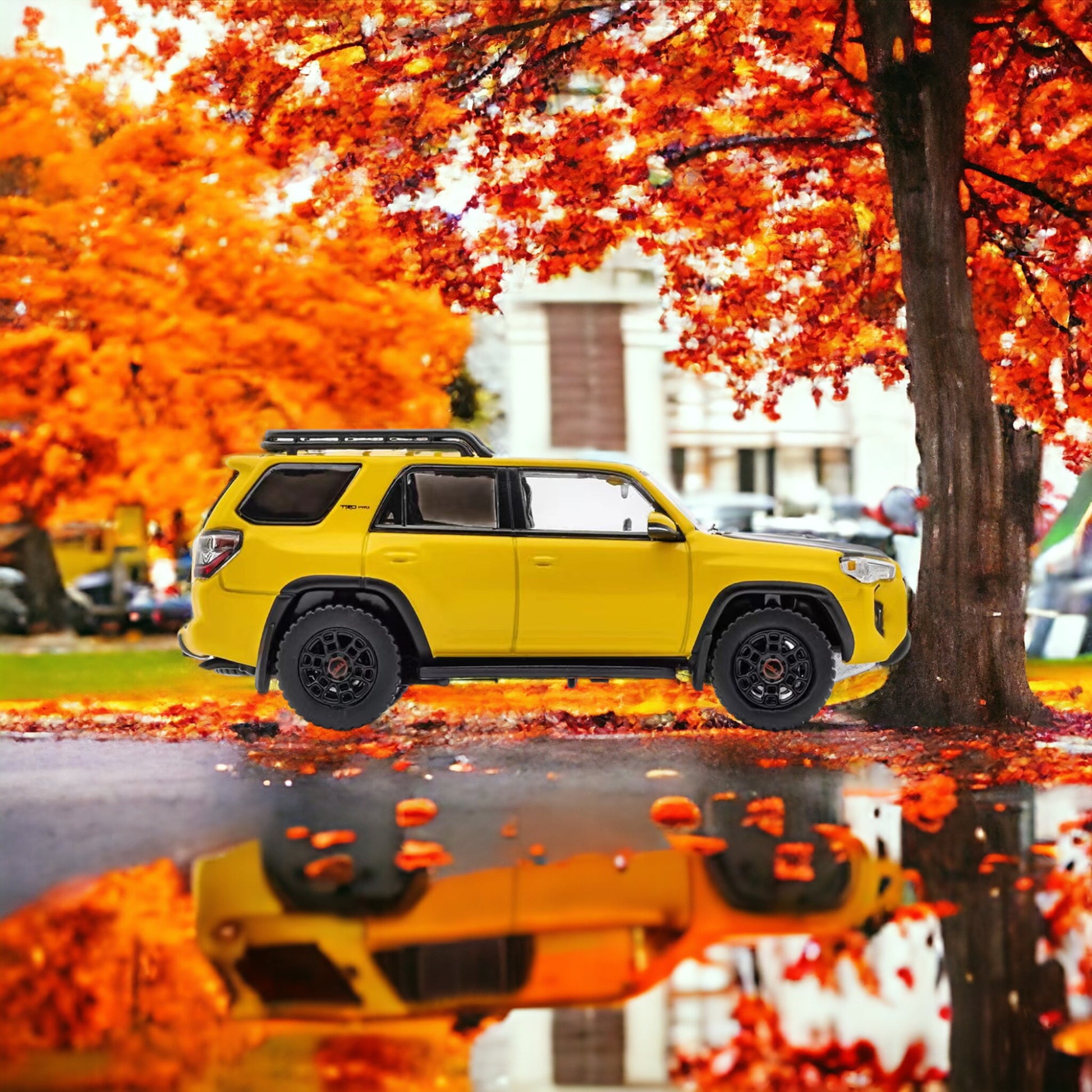 GCD Toyota 4 RUNNER SUV 4x4 OFF ROAD in Yellow 1:64