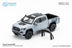 GCD Toyota TACOMA Pickup Truck TRD Pro Cement Grey Color 1:64