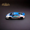 King Model Lamborghini Huracan LP610 LB 1.0 Hatsune Blue 1:64