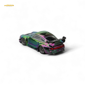 Star Model Porsche RWB 993 GT Wing Magic Purple-Green 1:64