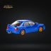 Furuya Subaru Impreza WRX STI 7th Gen Sedan Blue Gold Wheels 1:64