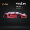 Mortal Bugatti Veyron in Red Advan Ceramic Livery Limited to 799 Pcs 1:64
