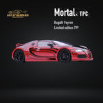 Mortal Bugatti Veyron in Red Advan Ceramic Livery Limited to 799 Pcs 1:64