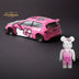Fuji Honda Civic EG6 5th Gen MK5 Rocket Bunny Hello Kitty Livery With Kitty Bear Brick Figure 1:64