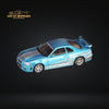 Stance Hunters SH x Gurucollector Skyline GT-R R34 Z-Tune Chrome Blue Limited To 888pcs 1:64